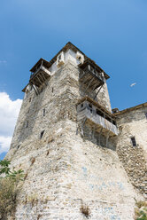 Griechenland, Chalkidiki, Athos, Ouranoupoli, Prosphorios-Turm - VIF000362