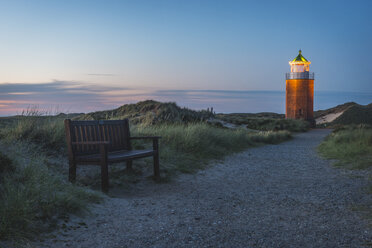 Germany, Sylt, Kampen, view to cross light - KEBF000236