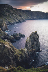 Spain, Galicia, Carino, Galician coast at Ortegal Cape - RAEF000349