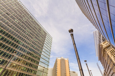 Belgium, Brussels, European Quarter, Charlemagne building and Berlaymont building, European Commission - WDF003169