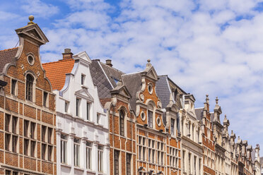 Belgien, Brüssel, historische Häuser, Häuserzeile - WDF003182