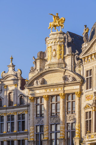 Belgien, Brüssel, Rathaus, in der Mitte Maison de L'Arbre d'Or, lizenzfreies Stockfoto