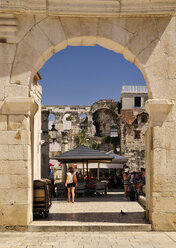 Croatia, Split, peristyle of the Diocletian's Palace - BTF000363