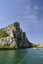 Croatia, Krka National Park, landscape with rock - BTF000373