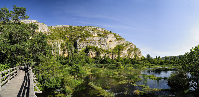 Kroatien, Nationalpark Krka, Roski slap, Fluss Krka und Naturlehrpfad - BTF000377