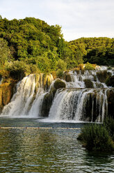 Croatia, Krka National Park, Skradinski buk, waterfall - BTF000379