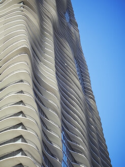 USA, Illinois, Chicago, Aqua Tower, Wohnhochhaus, Fassade - DIS002145