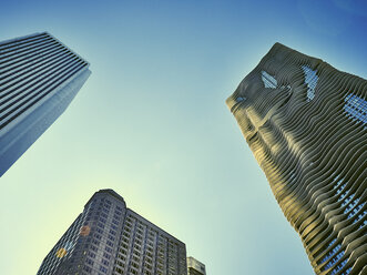 USA, Illinois, Chicago, Hochhäuser, Aon Center, Aqua Tower - DISF002149