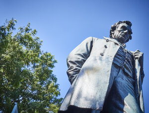 USA, Illinois, Chicago, Lincoln Park, Statue von Abraham Lincoln - DISF002165