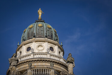 Germany, Berlin, dome of German cathedral at Gendarmenmarkt - NKF000392