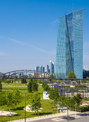 Germany, Frankfurt, Hafenpark and European Central Bank - AMF004182