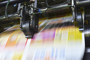 Printing machine in a printing shop - LYF000467