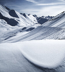 Austria, Tyrol, Ischgl, winter landscape in the mountains - ABF000650