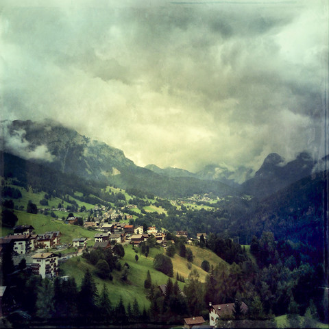 Italien, Belluno, Colle Santa Lucia, lizenzfreies Stockfoto