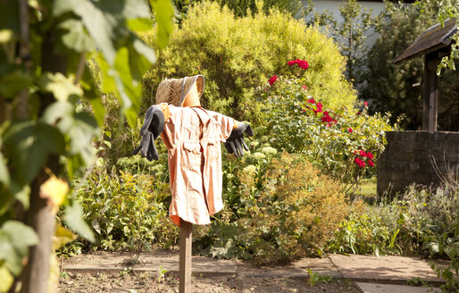 Garten mit Vogelscheuche - MFRF000429