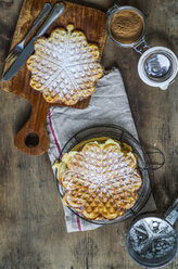 Waffles with cinnamon and icing sugar - ODF001291