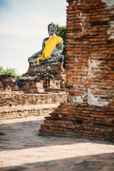 Thailand, Ayutthaya, alte Buddha-Statue - EHF000223