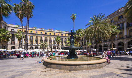 Spanien, Barcelona, Barri Gotic, Placa Reial - AMF004240