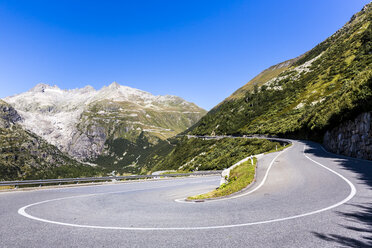 Schweiz, Wallis, Rhonegletscher und Furkapass - STSF000905