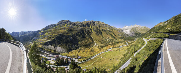 Schweiz, Wallis, Rhonegletscher und Furkapass - STSF000906