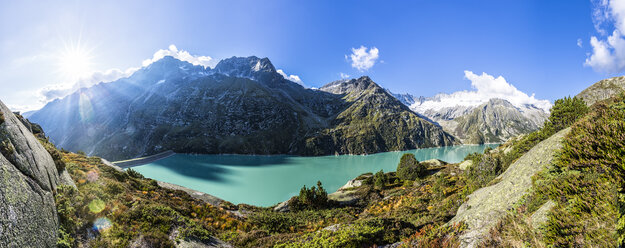 Schweiz, Kanton Uri, Goeschenen, Goescheneralpsee, Glascier Dammastock - STSF000934