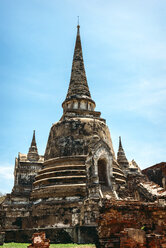 Thailand, Ayutthaya, Blick auf den Tempel Wat Phra Si Sanphet - EHF000238