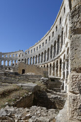 Croatia, Pula, Roman amphitheatre at historic old town - LBF001203