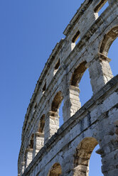 Kroatien, Pula, Teil des römischen Amphitheaters - LBF001204