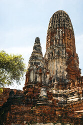 Thailand, Ayutthaya, Wat Mahathat im Historischen Park - EH000243