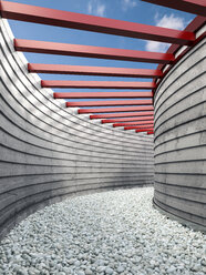 Passageway covered with pebbles, 3D Rendering - UWF000621
