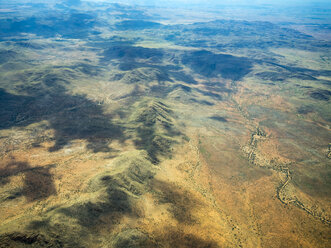 Namibia, Khomas, Neudamm, aerial view of highland - AMF004338