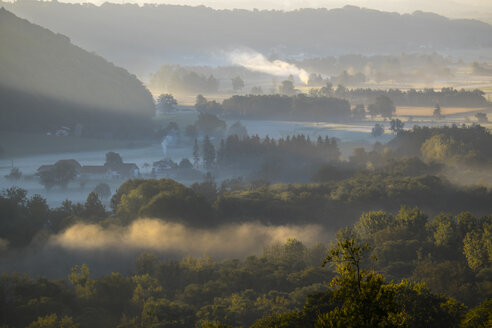 Upper Austria, View of Ettenau in the morning - HAMF000062