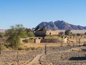 Afrika, Namibia, Hardap, Kulala Wilderness Reserve, Little Kuala Lodge in der Namib-Wüste - AM004360