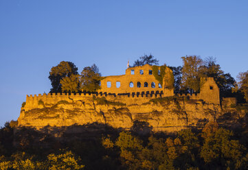 Germany, Bavaria, Karlstadt, Karlsburg Castle Ruin - SIEF006800