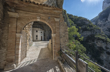 Italy, Marche district, Gola della Rossa, The Valadier church - LOMF000059