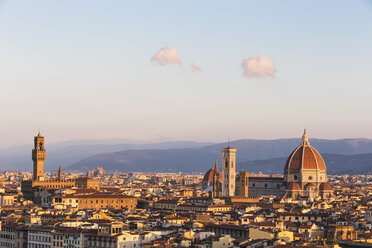 Italy, Tuscany, Florence, cityscape in the evening - FOF008291