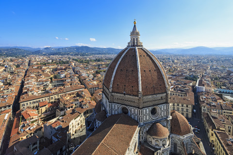 Italy, Tuscany, Florence, View of Cattedrale di Santa Maria del Fiore stock photo