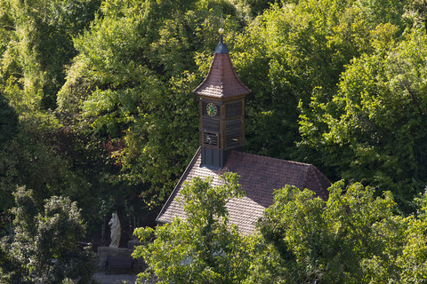 Deutschland, Unterfranken, Lourdes-Kapelle in Escherndorf, lizenzfreies Stockfoto