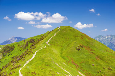 Deutschland, Bayern, Allgäuer Alpen, Wanderweg vom Fellhorn zum Söllereck - WGF000747