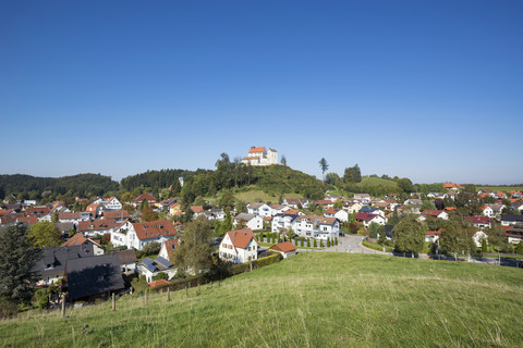 Deutschland, Baden-Württemberg, Landkreis Ravensburg, Schloss Waldburg, lizenzfreies Stockfoto