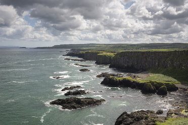 UK, Northern Ireland, County Antrim, cliffs at Causeway Coast - ELF001672