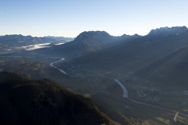 Austria, Tyrol, Kufstein, View of valley in the morning - MKFF000262