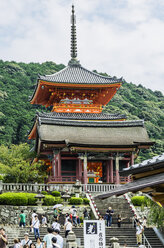 Japan, Honshu, Kyoto, Imperial City, Kiyomizu-dera temple complex - THAF001444