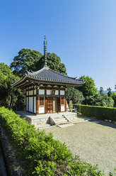 Japan, Honshu, Kyoto, Arashiyama-Bambuswald mit Tempel und Friedhof - THAF001450