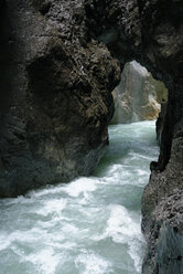 Germany, Bavaria, Werdenfelser Land, Partnach Gorge near Garmisch-Partenkirchen - LBF001277