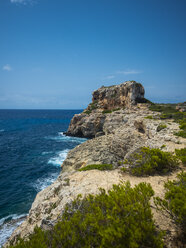 Spain, Baleares, Mallorca, View of Calo des Moro - AMF004393