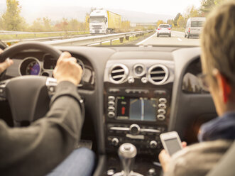 Schweiz, Autofahren auf der Autobahn - LAF001555