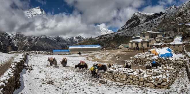 Nepal, Himalaya, Khumbu, Namche Bazaar - ALRF000116