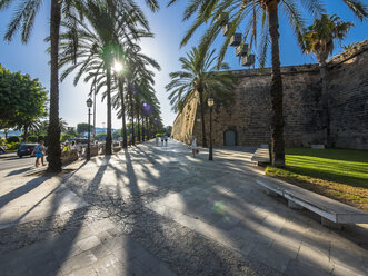 Spanien, Mallorca, Palma, historischer Stadtkanal Torrent de sa Riera - AMF004402