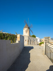 Spanien, Mallorca, Palma, historische Windmühle Es Jonquet im Stadtteil Santa Catalina - AMF004404
